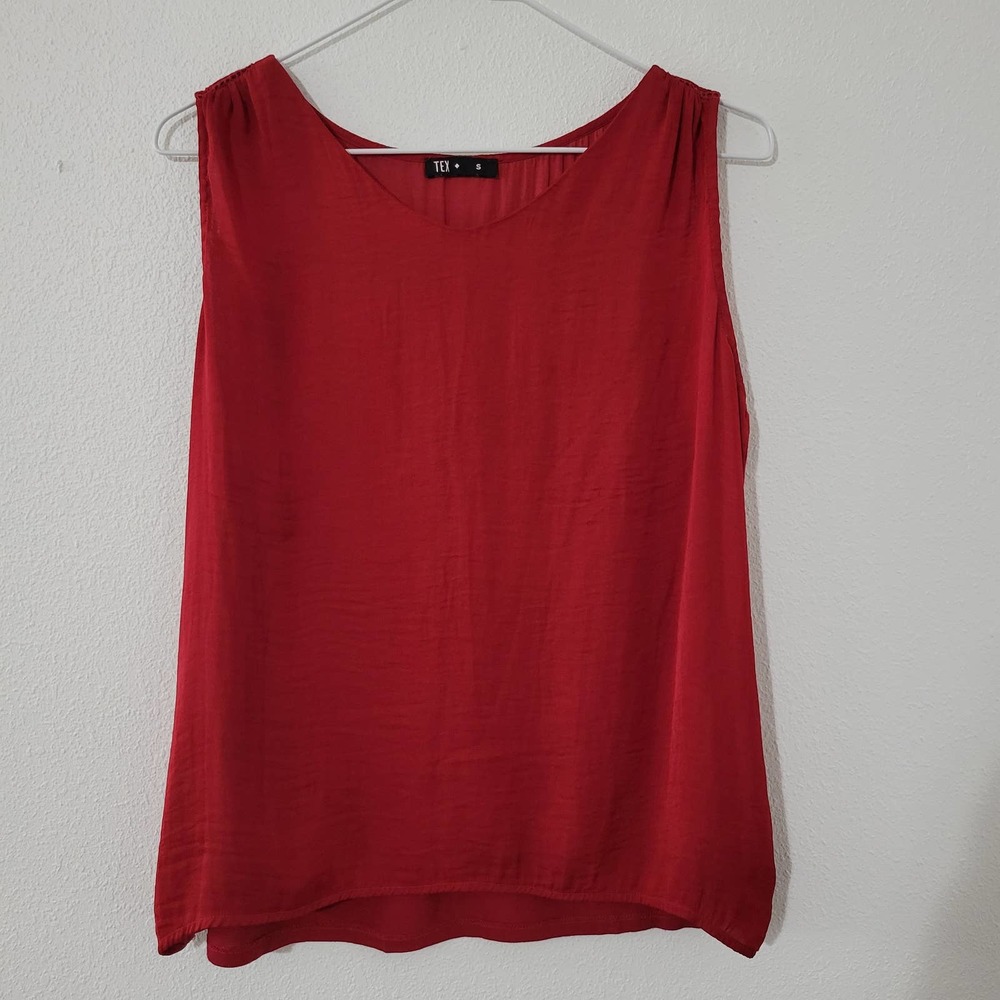 Tex Sleeveless Tank Blouse